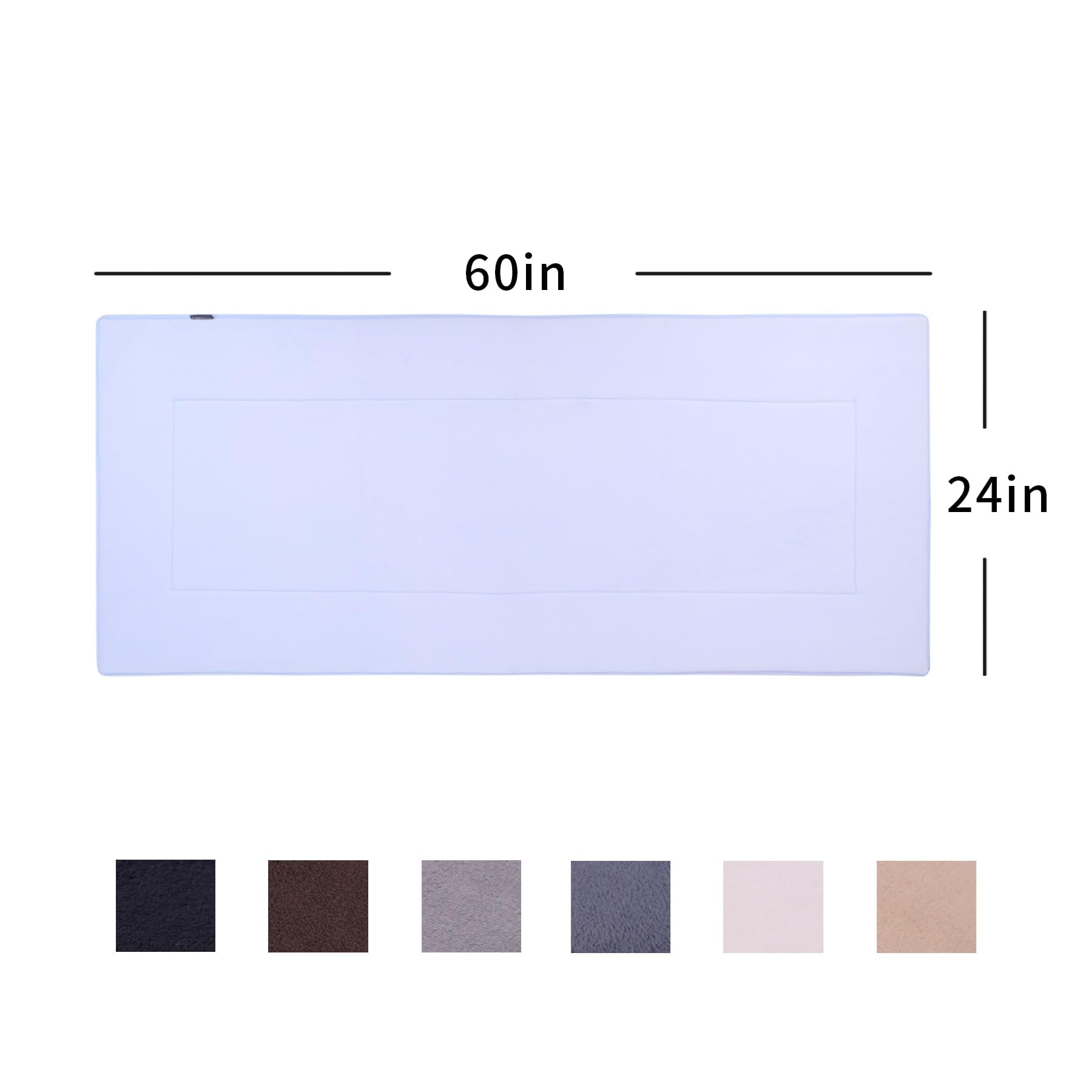 Alfombras de baño, de espuma viscoelástica de alta densidad, absorbencia y antideslizante, de fácil cuidado, lavables a máquina, para ducha y bañera, terciopelo coral moderno (azul cielo