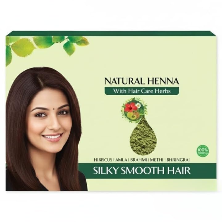 Natural Henna Powder With Hair Care Herbs (200 gms)