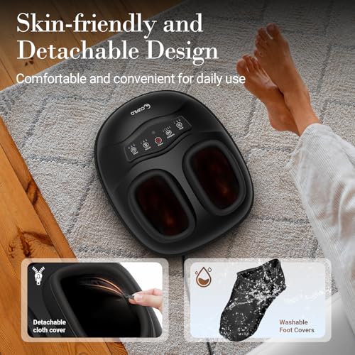 Image of CuPiLo Smart Foot Massager with APP, FSA Eligible HSA - 2026 New Version | APP Mobile Remote Control, Deep Kneading Foot Massager with Heat for Neuropathy and Pain Relief, Gifts for Women Men