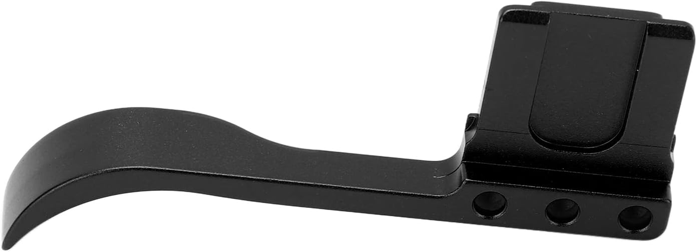 VBESTLIFE for A7C Camera Thumb Handle, Thumb Grip Metal Cold Shoe Up Rest Handle Aluminum Alloy Thumb Handle for A7C Camera Upgrade Accessories(Black)
