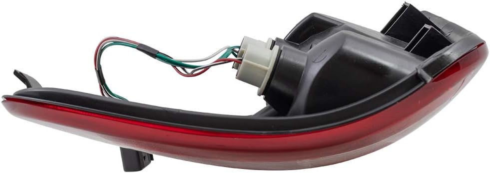 Brock Replacement Driver Tail Light Compatible with 2004-2007 Caravan Town & Country 68241335AA