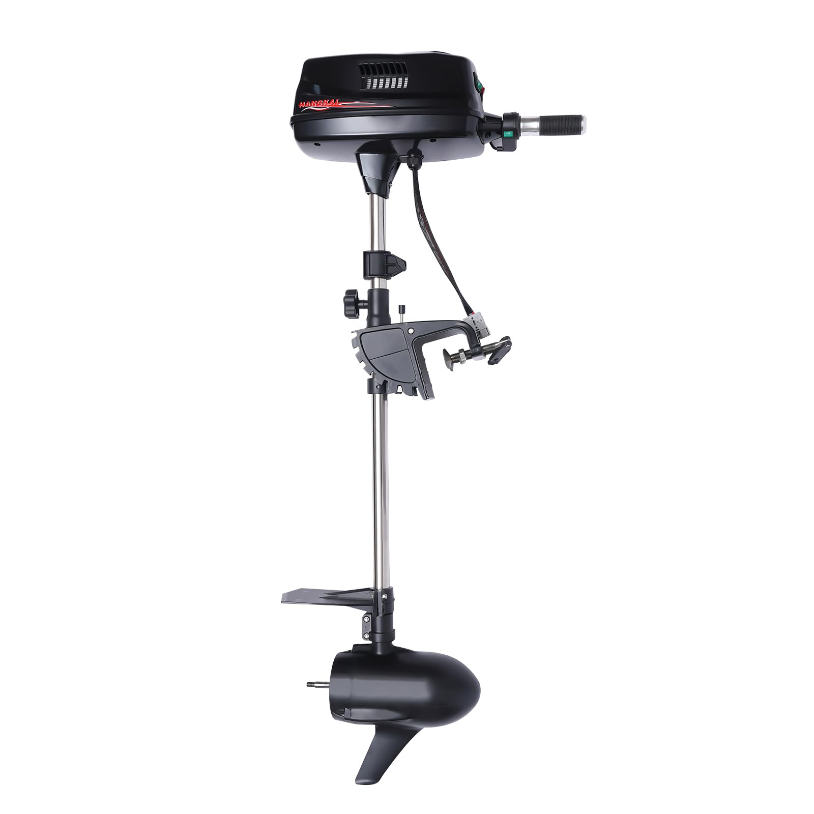 60V Electric Outboard Motor, 10hp Electric Trolling Motor for Fishing Boat Inflatable Boats Kayak, Electric Thrust Electric Boat Motor 3000rmp