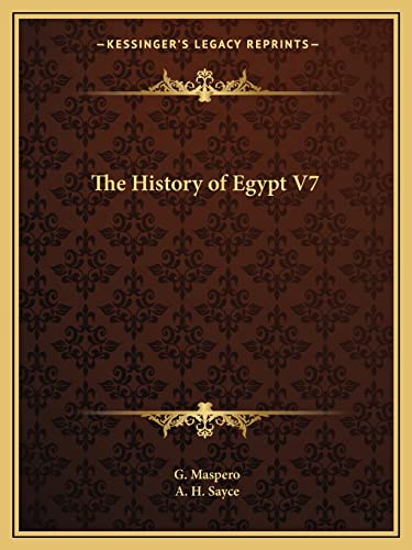 The History of Egypt V7