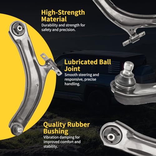 KAYULONE Front Lower Control Arm w/Ball Joint Fit for Nissan Sentra 2007 2008 2009 2010 2011 2012 All Models K620373 K620374-2 Set Suspension Kit 54500ET000, 54500ET00B by KAYULONE - Used condition - Image 3