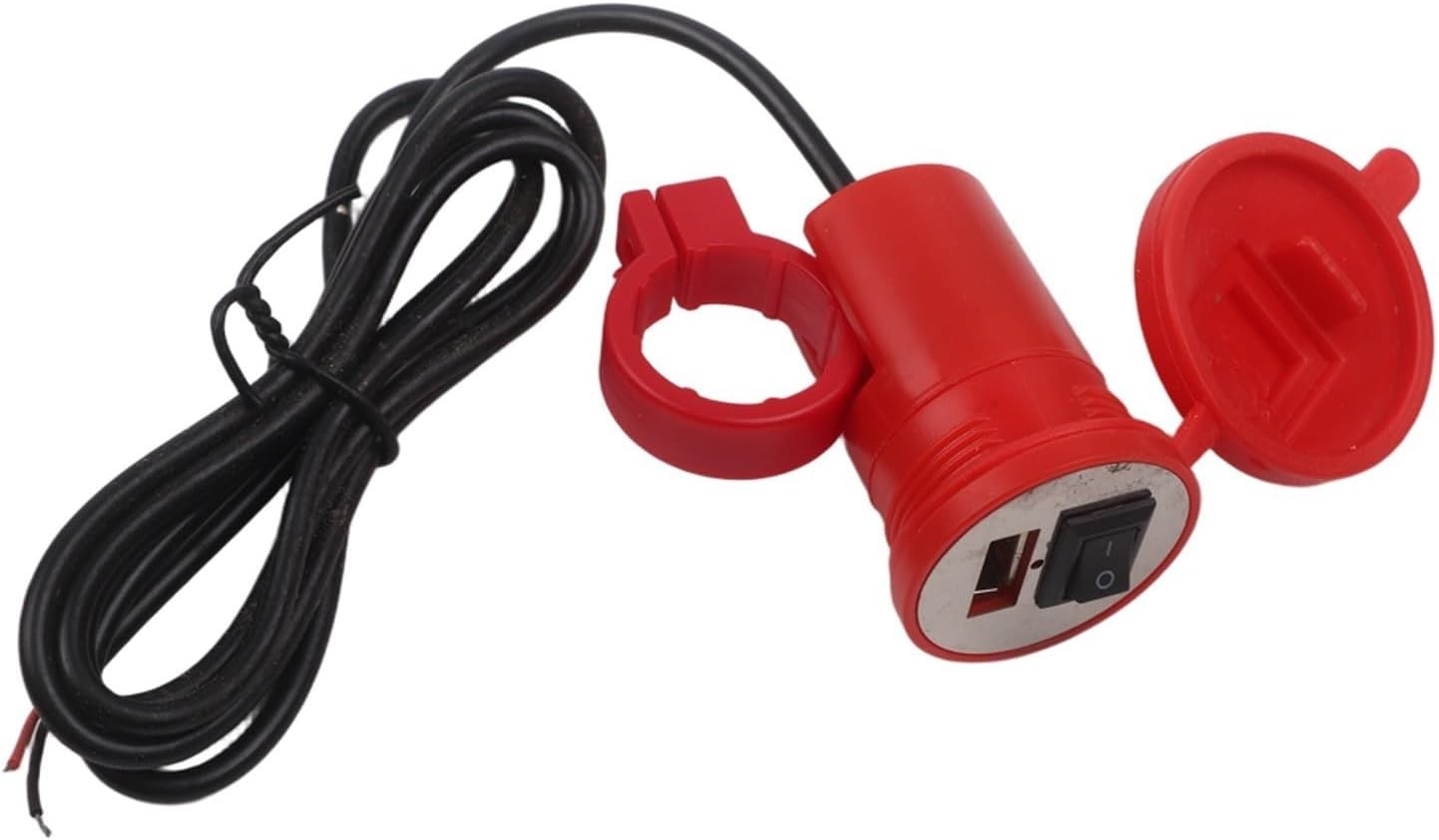 Motorcycle Phone Charger ABS Rubber Waterproof Design