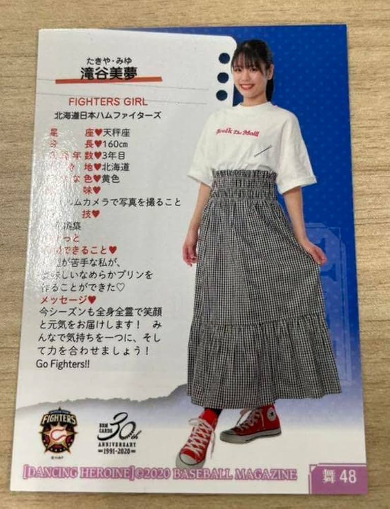 Amazon.co.jp: きつねダンス滝谷美夢 ファイターズガール BBM