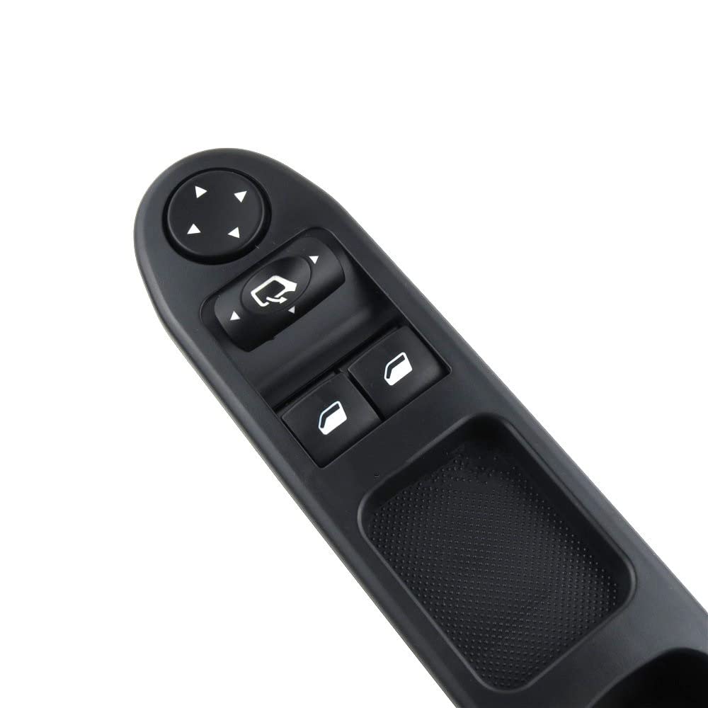 Interrupteur Bouton pour Peugeot 307 2000-2005 Style De Voiture 6554.E4 96351622XT Bouton De Commutation De Fenêtre Principale d'alimentation Électrique Bouton Poussoir