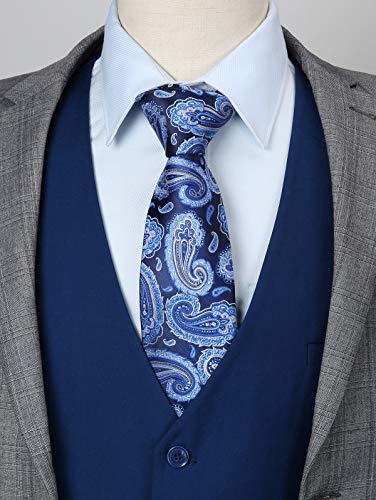 Enlision Men's Suit Vest Business Formal Dress Waistcoat Solid Color Vest For Suit Or Tuxedo #TOP2