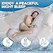 PILLANI Cooling Pregnancy Pillows for Sleeping – 57-Inch Maternity Pillow for Pregnant Women with Removable Washable Cover – Support for Back, Belly, Neck, Legs, & Hips – V C U Shaped Full Body Pillow