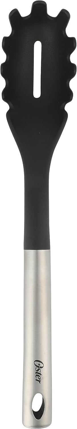 Oster Baldwyn 13" Nylon Spaghetti Server - Black w/Stainless Steel Handle