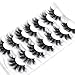 Wleec Beauty False Eyelashes, 20mm Lashes Fluffy, Long Thick Fake Eyelashes Dramatic Lashes (7 Pairs, FM32)