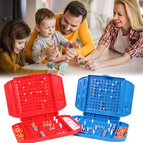 HEITIGN Sea Battle Brettspiel, traditionelle Strategie Brettspiele mit Schlachtschiffen Tabletop Toys, Schlachtschiffe Sea Battle Family Fun Spiel Eltern-Kind Logisches Desktop-Spielzeug für Kinder Cover