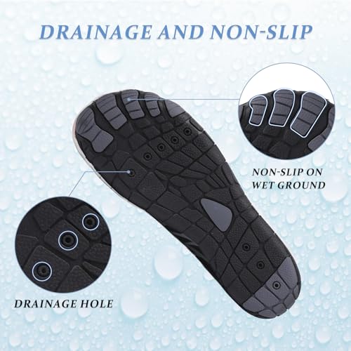 Image of Barefoot Shoes for Women & Men, Grounded Walking Hiking Barefoot Shoes, Wide Toe Box Non-Slip Water Athletic Footwear, Comfortable Vitality Barefoot Footwear, Trail Running Sneakers Unisex