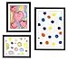Dynamic Frames Li'l Davinci Front-Open Art Frame Set -12x18, 9x12, and 8.5x11; Stores 50 Creations Per Frame; Changeable Kids Art Frames EZ-Hang Hardware Included; Black