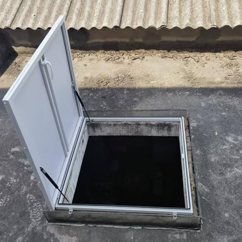 Trappe d'accès de toit en alliage d'aluminium avec poignée pour fenêtre de toit antivol pour un accès facile et sécurité – Design résistant aux intempéries