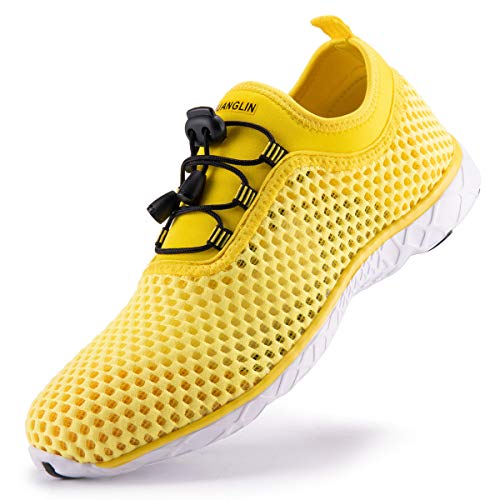 Image of Women's Quick Drying Aqua Water Shoes,3-Second Drainage & All-Terrain for Swimming,Hiking,Yoga