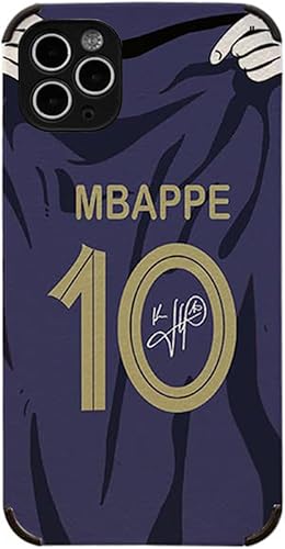 Miniatura 9 de Slrioks Messi Jersey - Funda de fútbol para iPhone 14 13 12 11 Pro Max Plus Mini Xr Xs X 7 8 6 de silicona de cuero fino a prueba de golpes