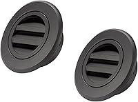 Vista 7 de Hon&Guan Soffit Vents - Ventilación de escape de aluminio Soffit de 4 pulgadas con malla de pantalla integrada para baño, cocina, dormitorio