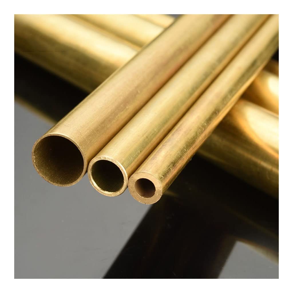 Brass Tube Outer Diameter 10mm 11 12 13 14 15 16 17 18 19 20mm Wall Thickness 0.5-2mm Capillary Copper Tube, Copper Sleeve, 1pcs (Size : 12 * 1.5mm, Style : 500mm)