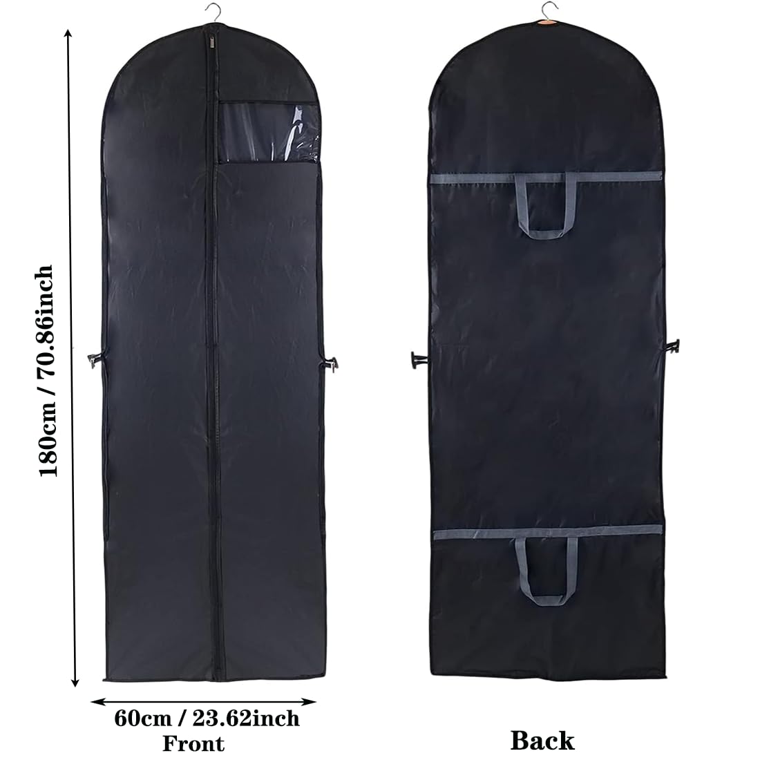1 Pcs Long Dress Bags Covers - Image 2