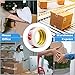 LLPT Packing Tape with Fragile Print 1.88” x 65 Yards Each 4 Pack Heavy Duty High Viscosity Safety Sealing on All Box Types for Shipping Moving Mailing Boxes (FL4860WT04)
