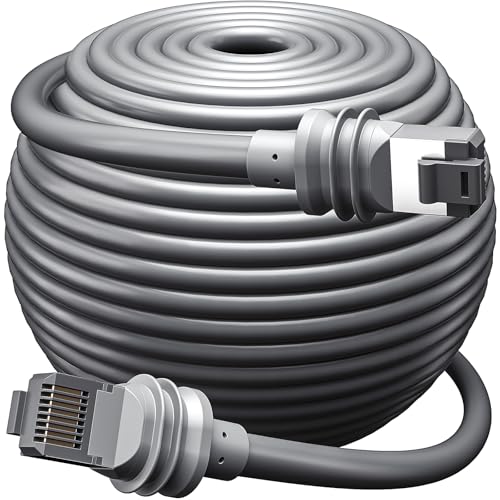 Starlink Gen 3 Cable (131ft/40m) for Starlink Standard Generation 3, Replacement Extension Cable Waterproof Grey