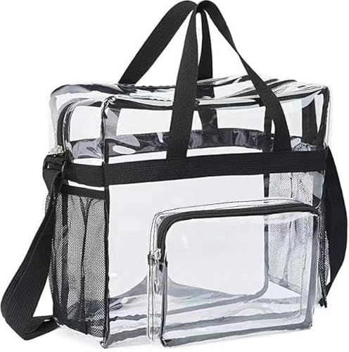 Alleshelfer Transparente Stadiontasche PVC 28x27cm