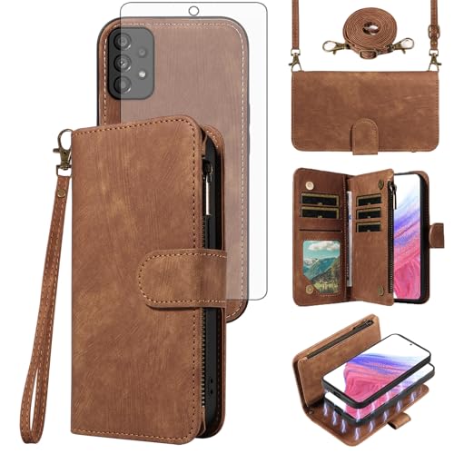 Coque Samsung A53 5G avec bandoulière et porte-cartes pour garder les mains libres