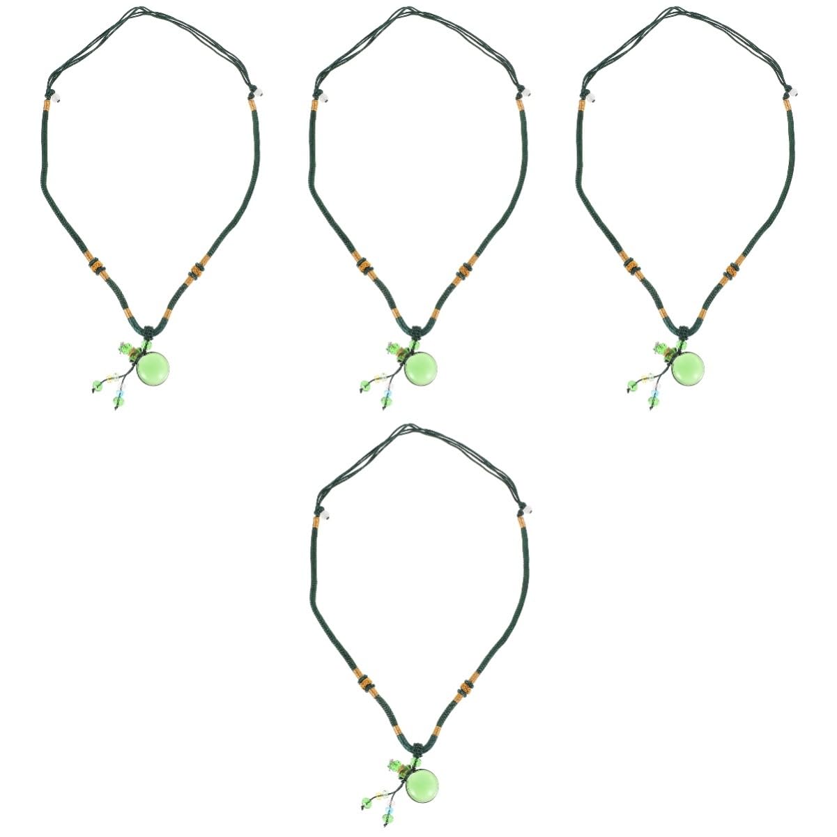 GALPADA 4pezzi Collana Con Ciondolo Per Oli Essenziali Elegante Pendant Per Accessorio Chic e Delicato Per Ogni Occasione
