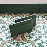 zementfliesen Material: Zementfliese, Kante leicht abgerundet, Rille