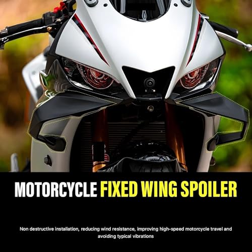 Carénage moto YZF R3 aileron fixe modifié finition carbone - 6