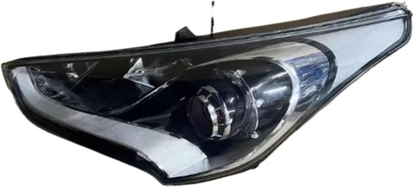 Set Headlight Car Headlight Assembly Led DRL Daytime Running Light Turn Signal Head Lamp For Hyundai For Veloster front light assembly(Xenon,Left)