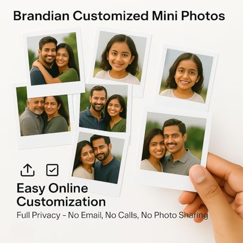 Image of Brandian | Pack of 06 | Customised Photo Prints for Couples, Gifts & Memories | 4x3 Inch | Wall Art