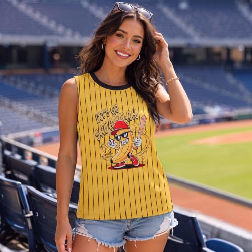 Baseball Jersey Shirts Tank Tops: Women Baseball Savannah Sleeveless Shirts - image 3