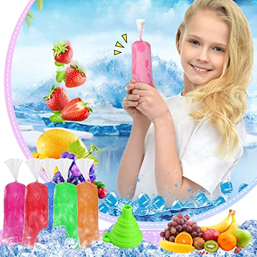 Bolsas desechables para paletas de hielo apilables de plástico transparente 6