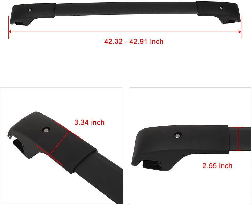 ECCPP Roof Top Cross Bar Set Roof Rack Luggage Cargo Carrier Rails Fit for Jeep Patriot 2007-2017