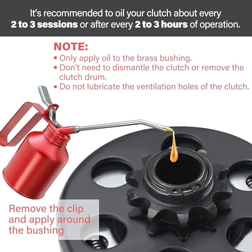 image for LotFancy Go Kart Clutch 3/4 Bore 10T for #40 41 420 Chain, Predator 21