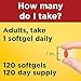 Nature Made CoQ10 100mg Softgels, Dietary Supplement for Heart Health Support, 120 Softgels, 120 Day Supply
