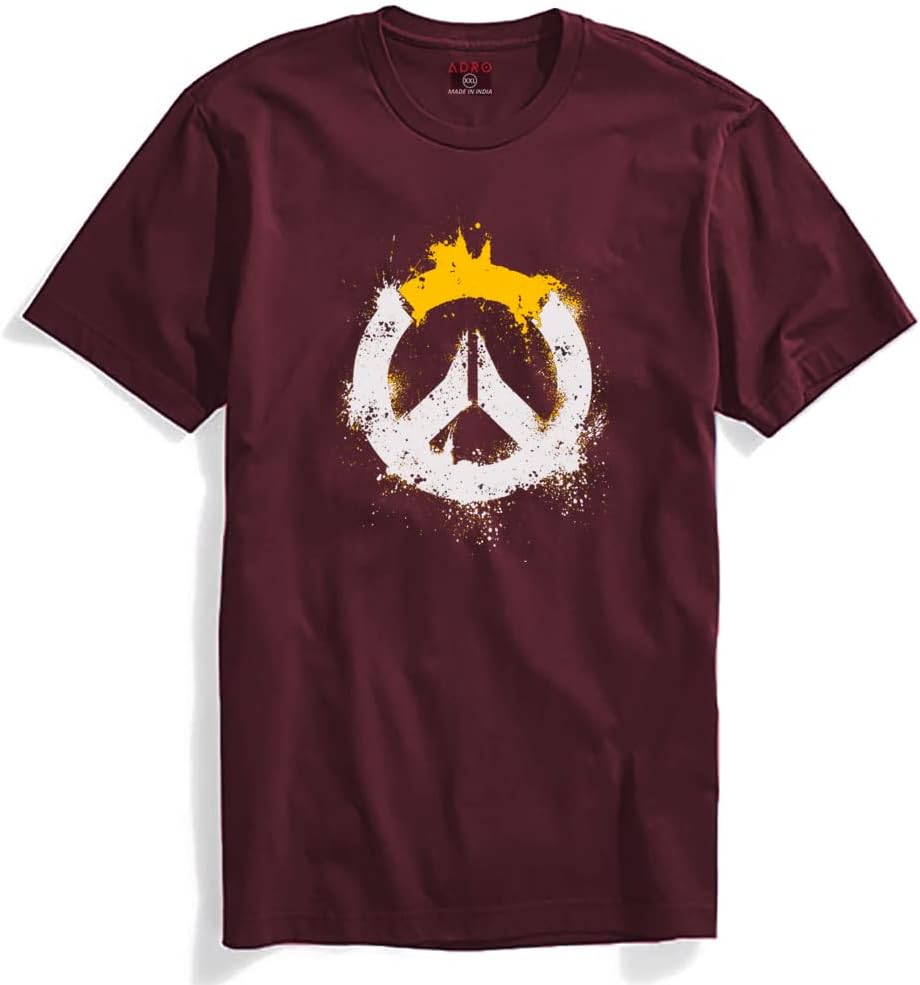 ADROMen's Solid Regular Fit T-Shirt