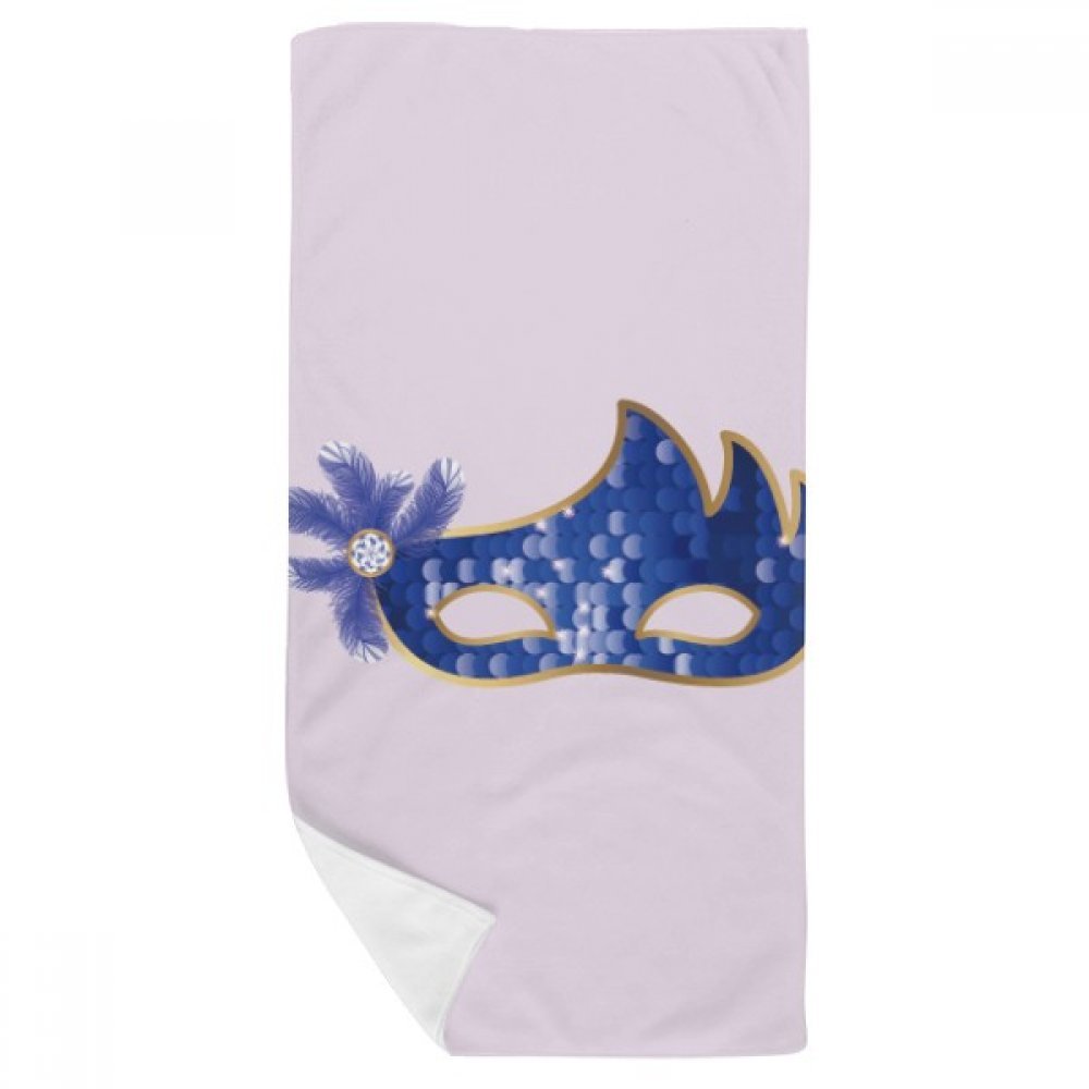 Gant de toilette Carnaval de Venise serviette douce 35x70cm idéale pour le sport et le voyage