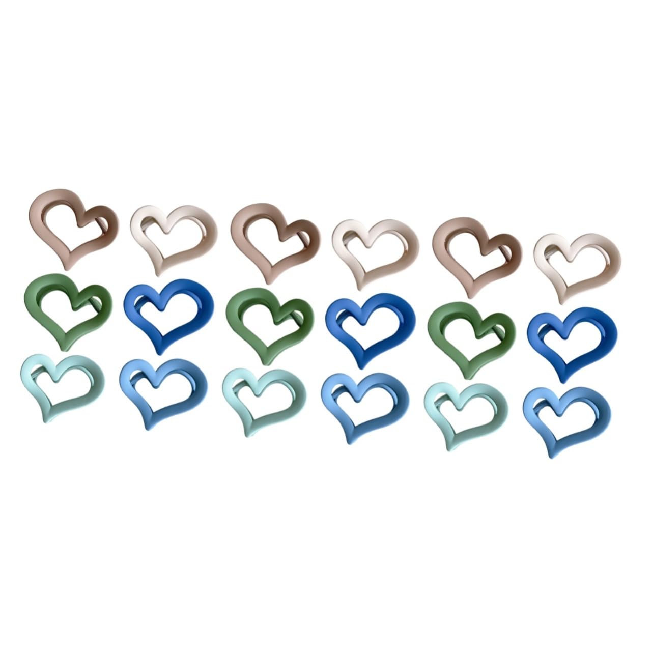minkissy 18piezas De Pelo Forma De Corazón Accesorios Para Cabello Fino y Grueso Clips De Diseño Minimalista Para Mujeres