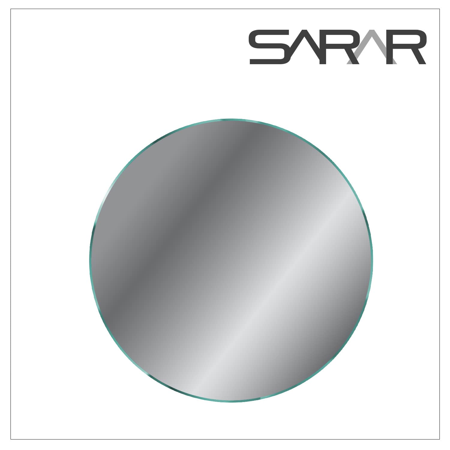 SARAR Runder Badspiegel Spiegel Badezimmerspiegel mit indirekter rundum LED-Beleuchtung 120cm Made in Germany Wandspiegel Mirror Spiegel Bad mit Licht Designo MAR113