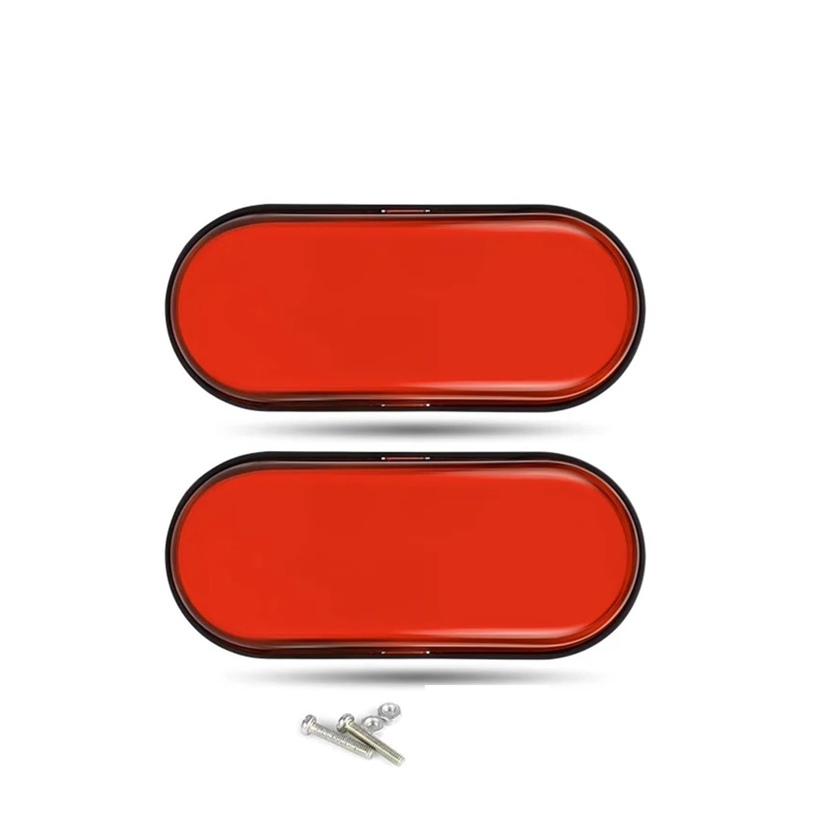 Luces Traseras Luces LED De Posición Lateral De 12V 24V 9 Luces Traseras De Advertencia Luces Externas Para Coche Lámpara Indicadora Para Camión Y Remolque Automotive Piloto Trasero ( Color : 2pcs red
