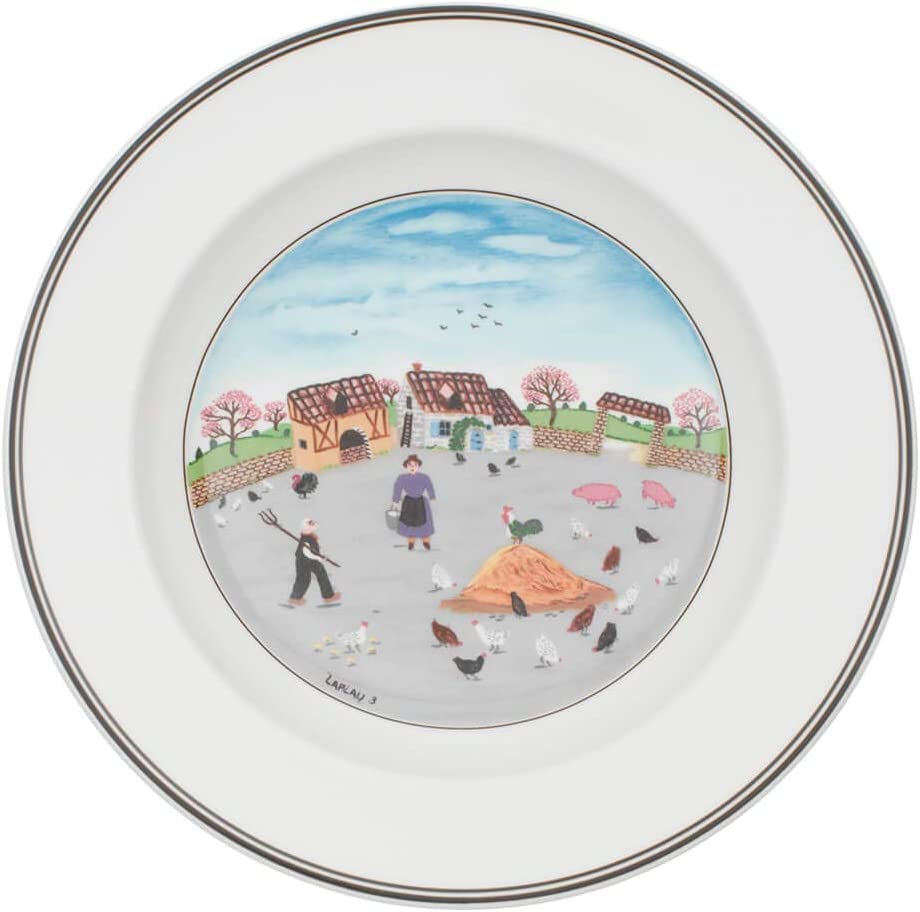 Villeroy & Boch Design Naif 1023372704 EKM Living - Juego de Platos hondos (6 Unidades, Acero Inoxidable)