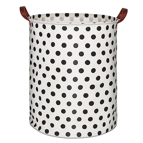 Sarsumir Polka Dot Faltbarer Wäschekorb 63L