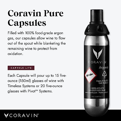 Cápsulas para Coravin - Kit 6 Cápsulas