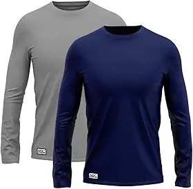 Kit 2 Camiseta Masculina Proteção UV 50+ Térmica Segunda Pele MXC BRASIL