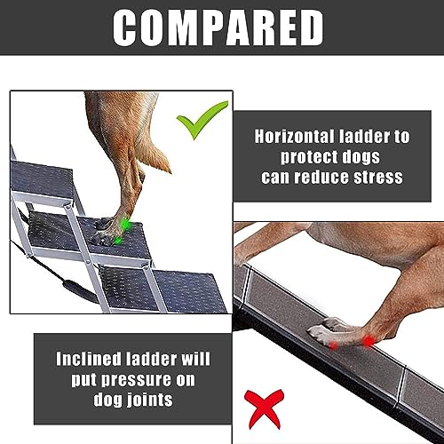 Rampe réglable pour animaux en alliage d'aluminium premium - 5