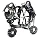 Kayfcrafts Full Grain Oiled Leather Horse Driving Harness Set All Black, Double Layered, Reinforced Stitching, Stainless Steel Hardware Complete Driving Kit (Cob)