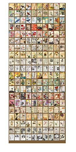 Vintage Scrapbooking Diy Material Paper Pack 400Pcs Animal Floral News Paper Letter Decorative Antique Retro Natural Collection Art Craft Diary Journal Embellishment Supplies #TOP1